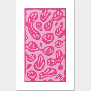 Pink Melting Smiles Posters and Art